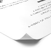 Retro Script Laat Hun Telefoons Exploderen Huwelij Poster (Hoek)