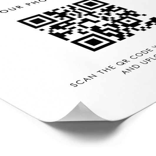 Retro Script Leg het liefdesteken vast Poster (Hoek)