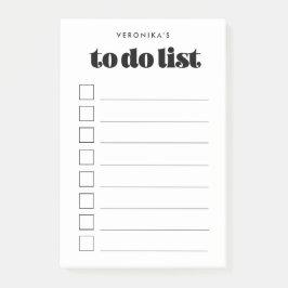  retro script to do lijst post-it® notes