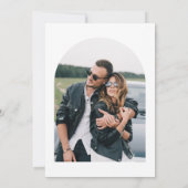  Retro Script-Vrijgezellenfeest Kaart (Achterkant)