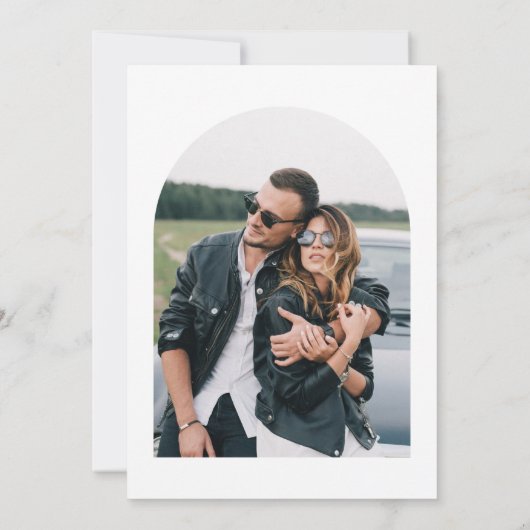  Retro Script-Vrijgezellenfeest Kaart (Achterkant)