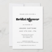 retro script Vrijgezellenfeest Kaart (Voorkant)