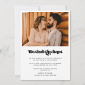  retro script We hebben de knoop fotokaart vastgeb Kaart (Voorkant)