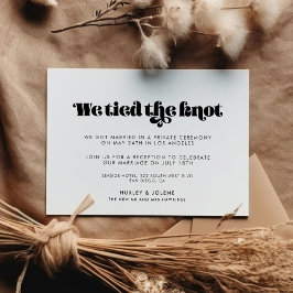  retro script We hebben de knoopkaart gebonden Kaart