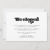 retro script We hielden aankondiging (Voorkant)