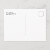 retro script Wil je mijn bruidsmeisje zijn? Briefkaart (Achterkant)