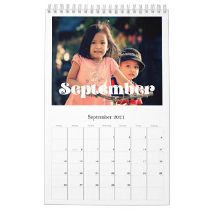 Retro  scriptfamilie kalender 2026