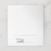 retro-scripttabel plaatskaartje (Buitenkant ongevouwen)