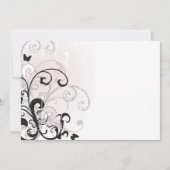 Retro scrolls Uitnodiging (Voorkant)
