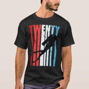 Retro Scuba Diving 20th Birthday Deep Zee Diver Wo T-shirt