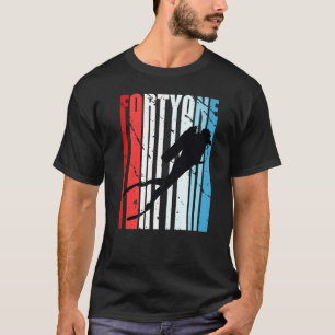 Retro Scuba Diving 41st Birthday Deep Zee Diver Wo T-shirt