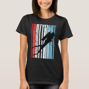 Retro Scuba Diving 48th Birthday Deep Zee Diver Wo T-shirt
