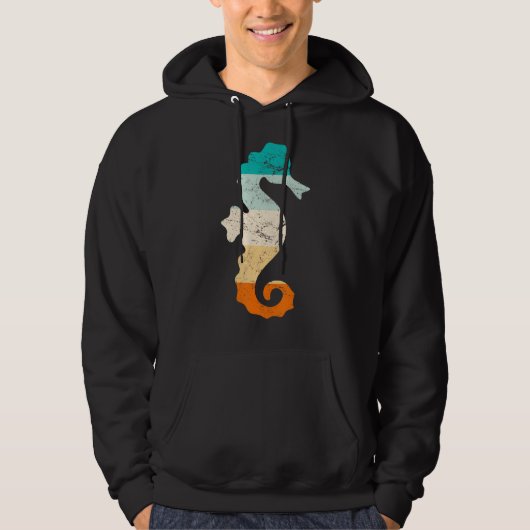 Retro Seahorse Hoodie (Voorkant)