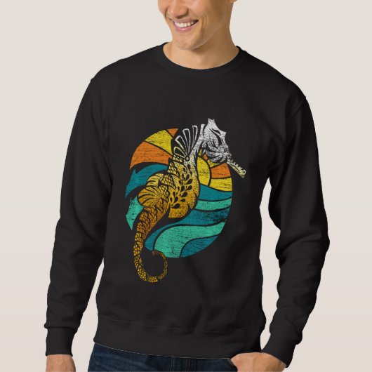 Retro Seahorse Trui (Voorkant)