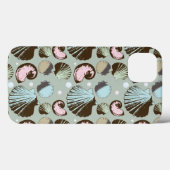 Retro Seashell Patroon Case-Mate iPhone Case (Achterkant (horizontaal))