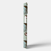 Retro Seashell Patroon Case-Mate iPhone Case (Achterkant / Rechts)