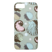 Retro Seashell Patroon Case-Mate iPhone Case (Achterkant)
