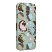 Retro Seashell Patroon Case-Mate Samsung Galaxy Hoesje (Back/Rechts)