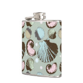 Retro Seashell Patroon Heupfles (Links)
