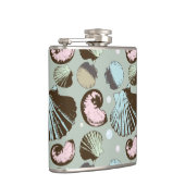 Retro Seashell Patroon Heupfles (Rechts)