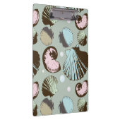 Retro Seashell Patroon Klembord (Rechts)