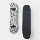 Retro Seashell Patroon Persoonlijk Skateboard (Voorkant)