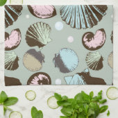 Retro Seashell Patroon Theedoek (Gevouwen)