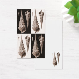 Retro Seashells Art Deco Visitekaartjes