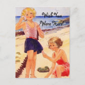 Retro Seashore Briefkaart (Voorkant)