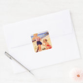 Retro Seashore Sticker (Envelop)