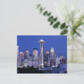 Retro Seattle Briefkaart (Staand voorkant)