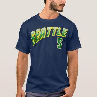 Retro Seattle nummer 2 T-shirt