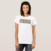 Retro Seattle Space Needle Mount Rainier Orca Walv T-shirt (Voorkant volledig)
