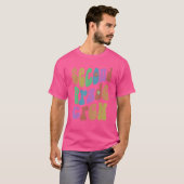 Retro Second Grade Crew Hallo 2e Gr Roze T-shirt (Voorkant volledig)