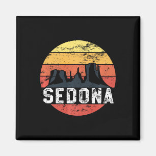 Retro Sedona Arizona Family Vacation Red Rocks Gif Magneet