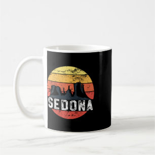 Retro Sedona Arizona Gezinsvakantie Rode Rotsen Gi Koffiemok
