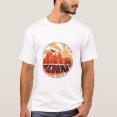Retro  Sedona Arizona Hiking Sunset Dawn So T-shirt (Voorkant)