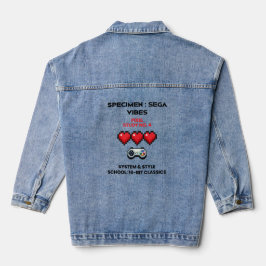 Retro Sega Vibes Pixel Studie No. 4 Denim Jacket
