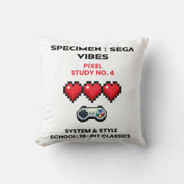 Retro Sega Vibes Pixel Studie No. 4 Kussen