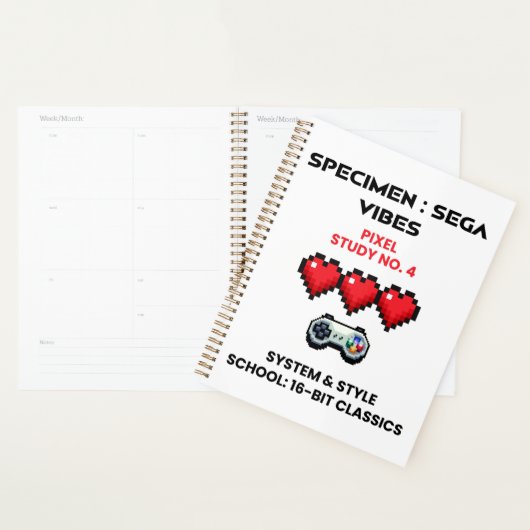 Retro Sega Vibes Pixel Studie No. 4 Planner (Display)