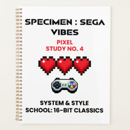 Retro Sega Vibes Pixel Studie No. 4 Planner