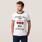 Retro Sega Vibes Pixel Studie No. 4 T-shirt (Voorkant volledig)