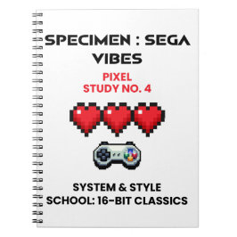 Retro Sega Vibes Pixel Studie Nr. 4 Notitieboek