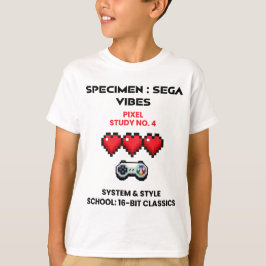 Retro Sega Vibes Pixel Studie Nr. 4 T-shirt