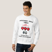 Retro Sega Vibes Pixel Studie Nr. 4 Trui (Voorkant volledig)