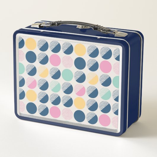 Retro Semi-Circle Patroon (Achterkant)