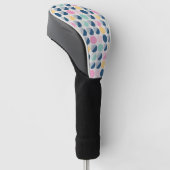 Retro Semi-Circle Patroon Golfheadcover (Schuin)