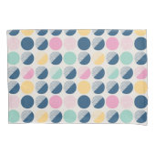 Retro Semi-Circle Patroon Kussensloop (Voorkant-Links)