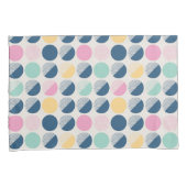 Retro Semi-Circle Patroon Kussensloop (Voorkant-Rechts)