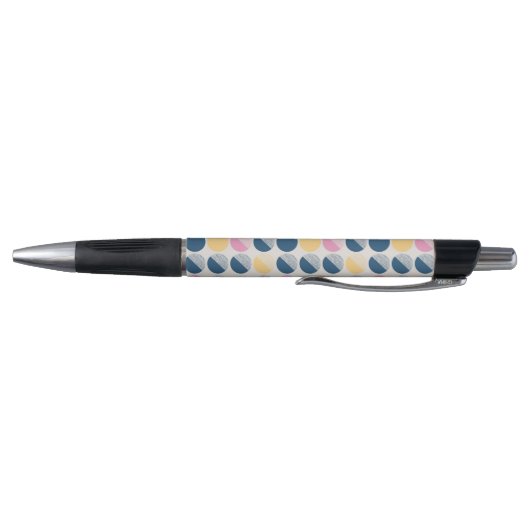 Retro Semi-Circle Patroon Pen (Bodem)